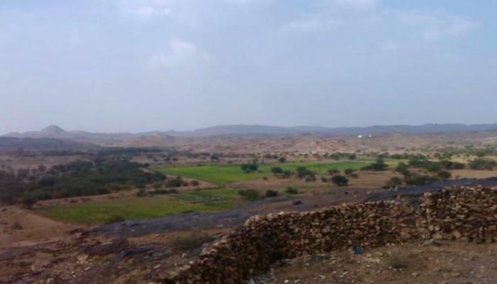 جانب من مديرية العبدية المحاصرة من قبل الحوثي