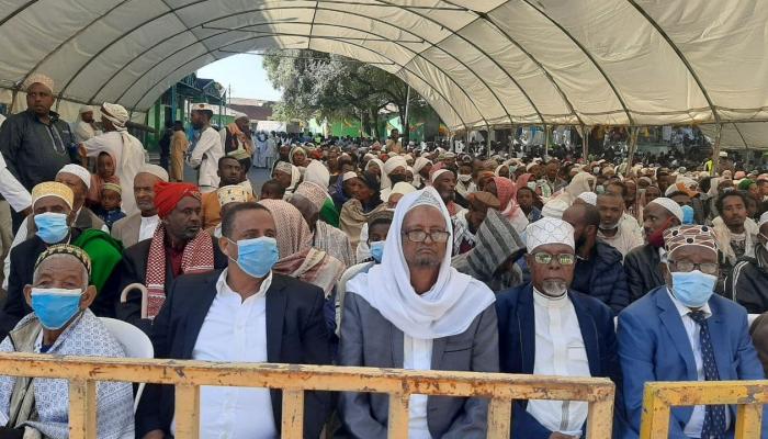 جانب من احتفال مسلمي إثيوبيا بالمولد النبوي