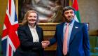 عبدالله بن زايد يناقش مع وزيرة خارجية بريطانيا تعزيز العلاقات
