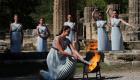 JO d'hiver 2022 : la flamme olympique allumée sur le site grec d'Olympie à Athènes