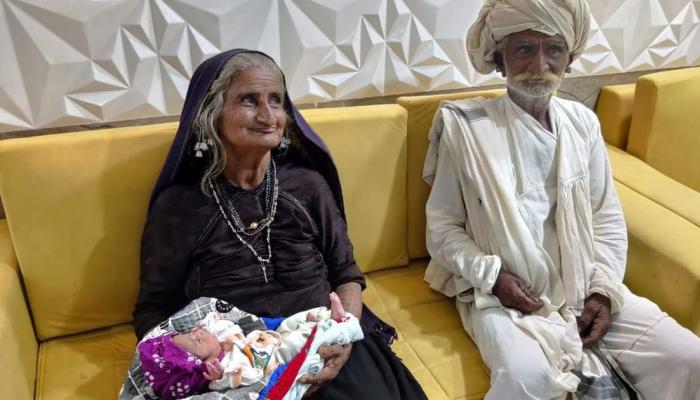 رغم عمرها المتقدم العجوز الهندية ليست أكبر من أنجبت في الهند