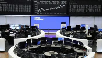 مؤشر أسعار الأسهم الألمانية DAX في بورصة فرانكفورت بألمانيا - رويترز
