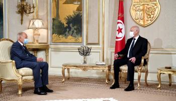 قيس سعيد وأحمد أبو الغيط (رئاسة تونس)