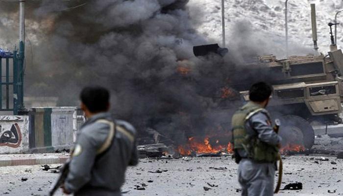 آثار انفجار سابق في العاصمة كابول