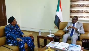 جانب من لقاء التعايشي ووزير الداخلية