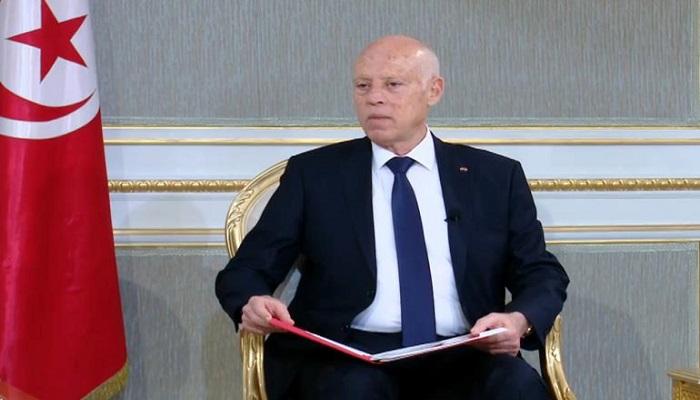 الرئيس التونسي قيس سعيد