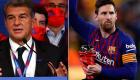 Barcelona Başkanı Laporta'dan Messi açıklaması