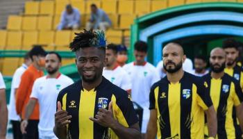 من مباراة المقاولون والشرقية للدخان في الدوري المصري