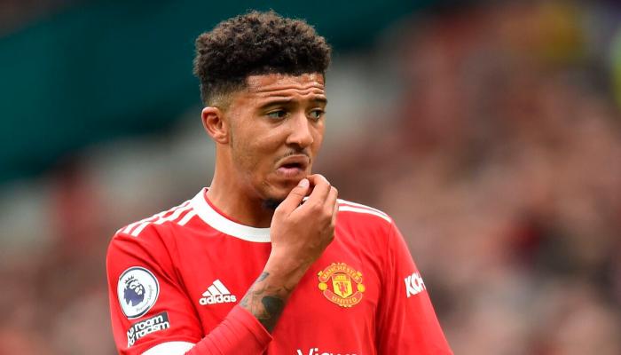 جادون سانشو لاعب مانشستر يونايتد