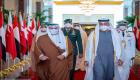 محمد بن زايد يستقبل ولي عهد البحرين 