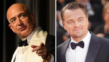 ليوناردو دي كابريو وجيف بيزوس 