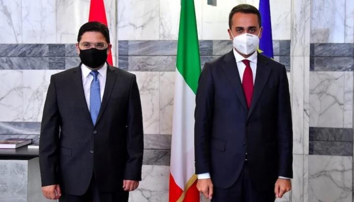 وزير خارجية المغرب ناصر بوريطة ونظيره الإيطالي لويجي دي مايو - أرشيفية