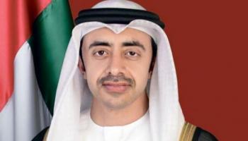 الشيخ عبدالله بن زايد آل نهيان وزير الخارجية والتعاون الدولي الإماراتي