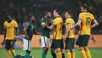 منتخب السعودية ضد أستراليا
