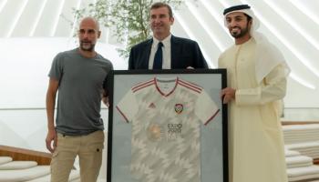 جوارديولا يزور معرض إكسبو دبي 2020
