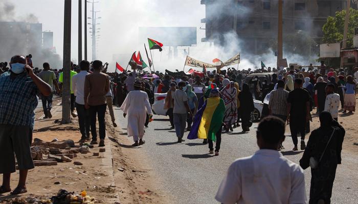 جانب من الاحتجاجات في السودان - أ.ف.ب