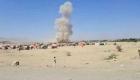 هجوم صاروخي حوثي يستهدف مخيما للنازحين بمأرب 