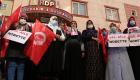 تركيات يعتصمن أمام مقر حزب كردي للمطالبة بعودة أبنائهن