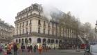Fransa’daki Place de L’Opera tarihi binada yangın!