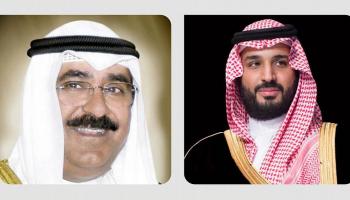 ولي العهد السعودي ونظيره الكويتي