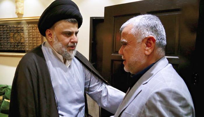 الصدر ورئيس تحالف الفتح هادي العامري