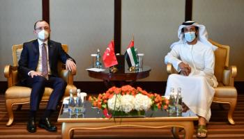وزير التجارة التركي من فعاليات المنتدى