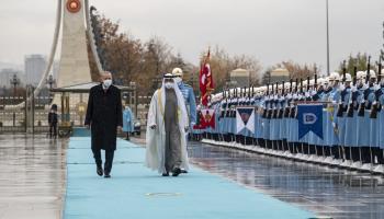 ولي عهد أبوظبي والرئيس التركي