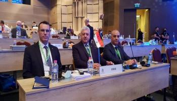 وفد سوريا خلال مشاركته في اجتماعات الجمعية العمومية للإنتربول بتركيا