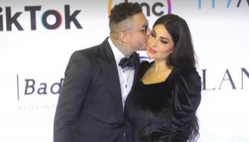 أحمد الفيشاوي وزوجته بمهرجان القاهرة السينمائي