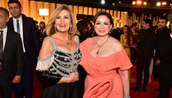 يسرا وإلهام شاهين في افتتاح مهرجان القاهرة السينمائي