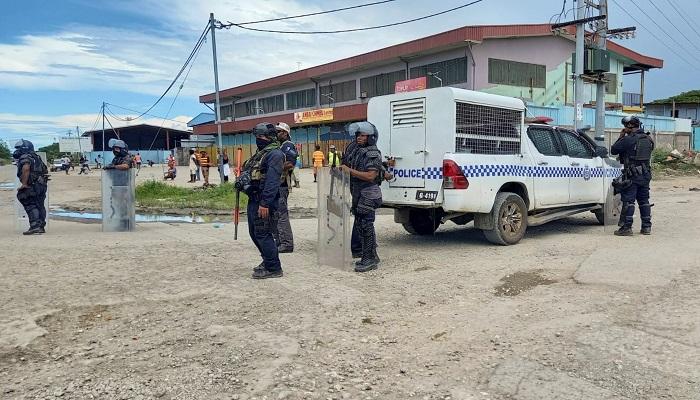 الشرطة في دولة جزر سليمان تسيطر على الأوضاع