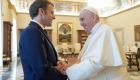 France: Emmanuel Macron rencontre le pape François