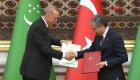 أردوغان يشهد توقيع 8 اتفاقيات ومذكرة تفاهم بين تركيا وتركمانستان