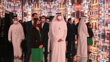 سلطان الجابر يزور جناحي المكسيك وليبيريا في إكسبو 2020