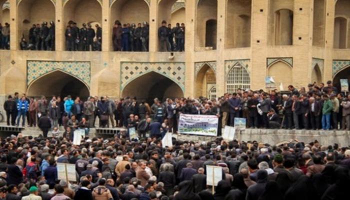 جانب من احتجاجات سابقة في أصفهان
