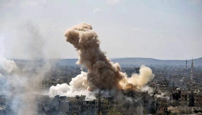 انفجار في العاصمة السورية دمشق - أرشيفية