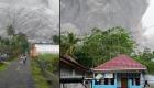 Video.. Endonezya'da Semeru Yanardağı patladı
