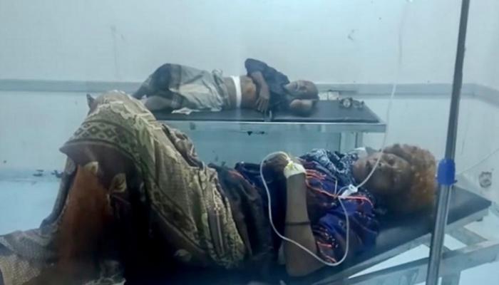 ضحايا الهجوم الحوثي على منزل غربي اليمن