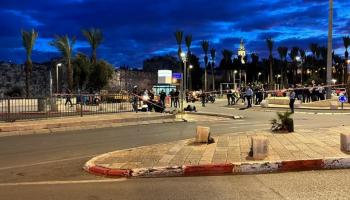 باب العمود شهد واقعة قتل الفلسطيني بالرصاص