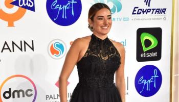 الفنانة أمينة خليل في ختام مهرجان القاهرة السينمائي