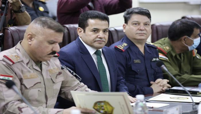قاسم الأعرجي مستشار الأمن القومي العراقي واللواء الدكتور سعد معن