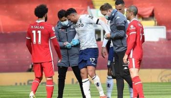 إصابة محمود حسن تريزيجيه أمام ليفربول