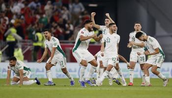 منتخب الجزائر ضد المغرب