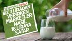Süt üreticide 3 lira 30 kuruş, markette 18 lira