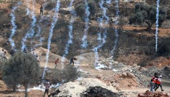 مواجهات بين فلسطنيين والجيش الإسرائيلي - أ.ف.ب