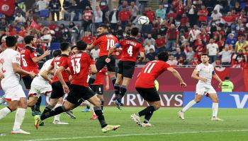 مباراة مصر وتونس في كأس العرب 2021