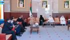 Dubai Emiri Şeyh Muhammed bin Raşid Al Mektum, Dışişleri Bakanı Çavuşoğlu ile bir araya geldi.