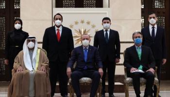 الرئيس التركي رجب طيب أردوغان وسفير دولة الإمارات