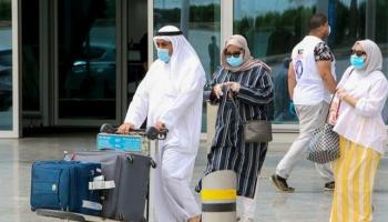 مسافرون بمطار الكويت الدولي
