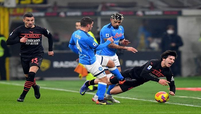 فيديو أهداف مباراة ميلان ونابولي في الدوري الإيطالي